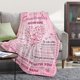 thumbnail image 2 of LHSHID Personlized Granddaughter Blanket from Grandma Grandpa Custom Girl Name Super Soft Flannel Butterfly Throws Blankets Birthday Gift Elephant Decor for Sofa Bed, 2 of 8