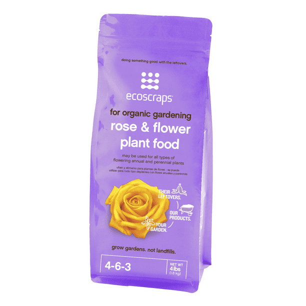 Ecoscraps for Organic Gardening Rose & Flower Plant Food 4lbs