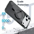 thumbnail image 3 of Allytechgroup for iPhone 15 Pro Protective Back Cover Case, Magnetic Shock-Absorbent Suppoort Wireless Charging Lightweight & Non-Slip Shockproof Protective Bumper for Women Men, Black, 3 of 7