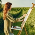 thumbnail image 4 of 5 Pinceles de Pintura en Abanico, para Acrílica Al Óleo, Abanico Pintar, Acuarela con Pelo Nailon, 4 of 5