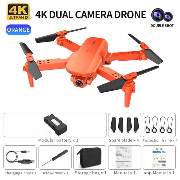 Fridja Gift K5 Mini Drone Aerial Photography 4K Dual-lens High-Definition Quadcopter Toy