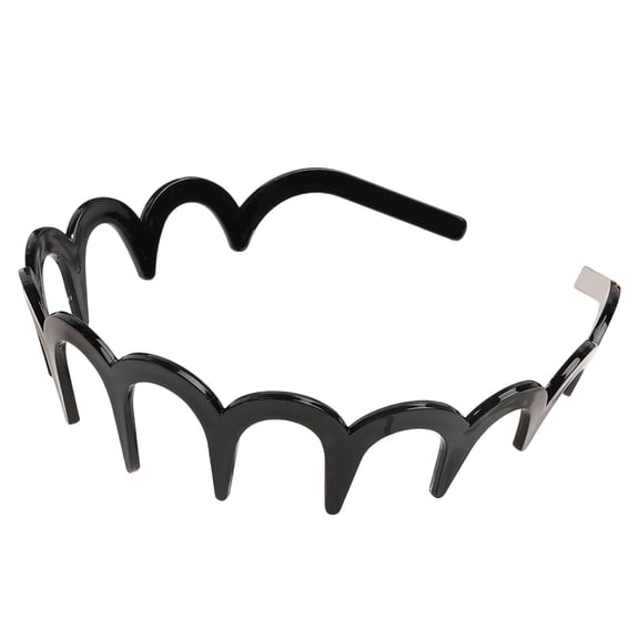 Ygdeyg 1Pcs Zig Zag Tooth Headbands Comb Zigzag U Shaped Shark Tooth Hair Bands Wavy Teeth Hair Accessory
