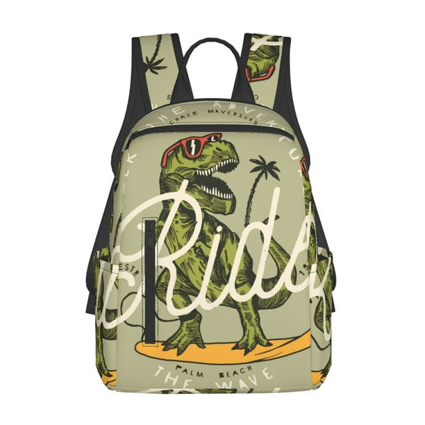 Disketp Dinosaur Mochila Ligera e Impermeable, Mochila de Día Resistente para Viajes, Senderismo y Uso Diario para Hombre y Mujer