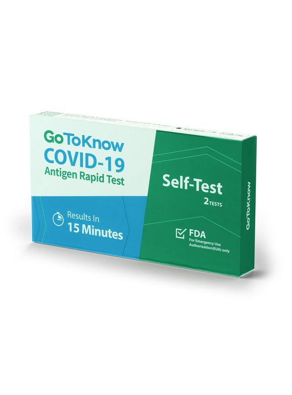GoToKnow COVID-19 Antigen Rapid Test (Multipack of 2 Tests)