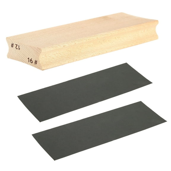 Radius Sanding Blocks Guitar Fret Leveling Maple Polished Paper Sanding Blocks