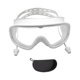 thumbnail image 1 of Gafas de natación para adultos, anchas, de silicona, portátiles, para deportes acuáticos. blanco, 1 of 9