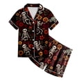 thumbnail image 5 of Leey-World Toddler Girl Pajamas Girls Halloween Pajamas - Kids 2 Piece Girl's PJ Set for Holiday - Short Sleeve Shirt & Shorts, 5 of 5