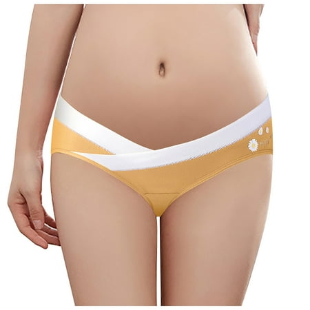 Bigersell Crotchless Panties Lingerie Clearance High Waisted Cotton Underwear Women G-Strings Panty Style P-272 Nylon Brief Panties Ladies Thong Briefs Mid Waist Women s Bikini Panties Yellow 3Xl