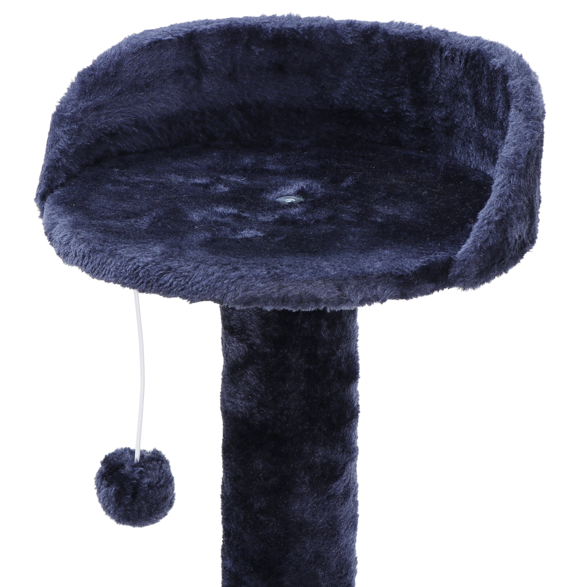 ZENY 53" Cat Tree Multi-Levels Condos Scratching Post Tower Play House, Blue