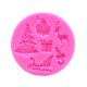 thumbnail image 1 of Silicone Santa Claus Christmas Tree Molds Cake Decorating Tools Diy Bakeware Cupcake Dessert Chocolate Fondant MoldPink, 1 of 2