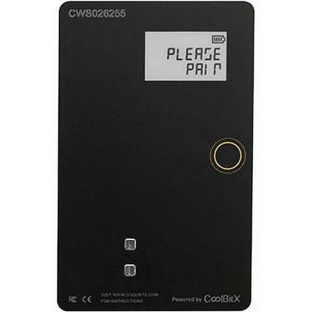 CoolBitX CoolWalletS Cryptocurrency Bitcoin Hardware Wallet - Supports BTC, ETH, LTC, XRP,+more