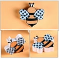 thumbnail image 3 of unbranded  3 Pcs Wood Bee Rustic Tired Decor Daisy Cutout Decorations Tray Hive Feeder, 3 of 8