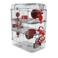 thumbnail image 4 of Rody3 Trio Hamster Cage - 3-story - Grenadine - 41 x 27 x 53 cm, 4 of 6