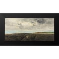 thumbnail image 2 of Daubigny, Charles Francois 18x11 Black Modern Framed Museum Art Print Titled - Villerville Seen from Le Ratier, 2 of 5