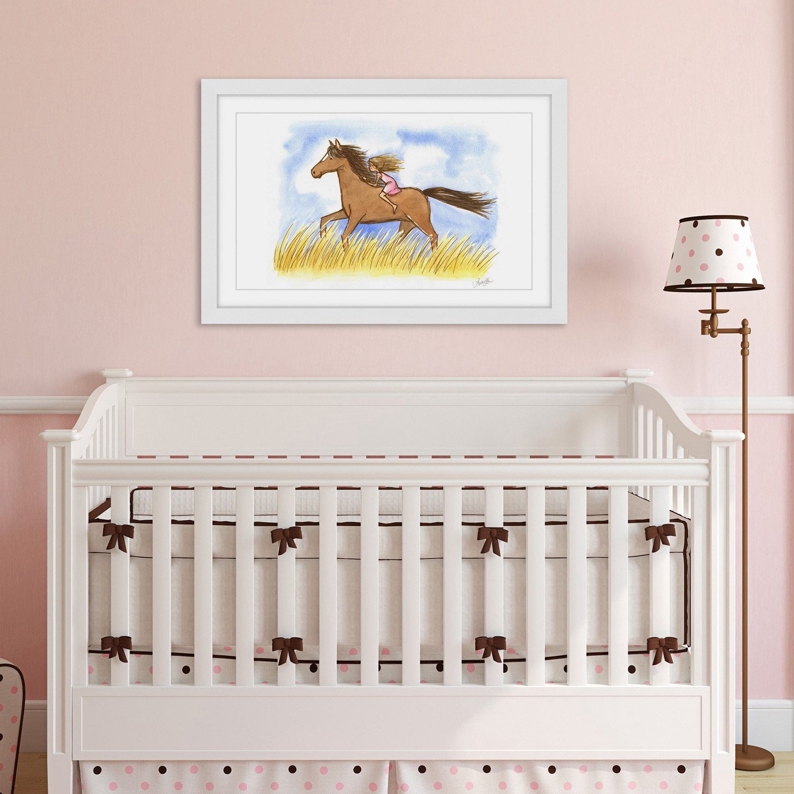 Marmont Hill - "Free as the Wind" by Phyllis Harris Framed Painting Art Print