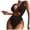 Black, variant on Sngxgn Womenâs Sport Bathing Suit Crisscross Tummy Control Swimsuits Swimwear (Red,S)