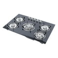 thumbnail image 6 of 30Inch Built-in 5 Burner Cooktop Stove LPG/NG Gas Hob Countertop Tempered Glass for Home,Restaurants, 6 of 19