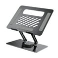 thumbnail image 4 of Soporte para laptop, estructura ajustable, diseño portátil Gris, 4 of 9