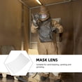 thumbnail image 2 of Transparent Organic Glass Sandblasting Hood Lens for High Efficiency Dust Protection and Clear, 2 of 9