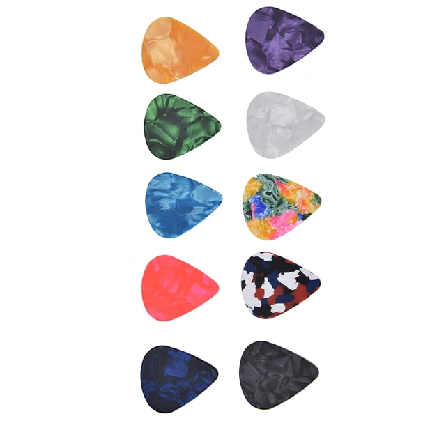Colorful Guitar Pick, Retro Cosmic Star Sky Patter Boost Bass for Electric, Acoustic, Classical Guitars, Bass, Banjo, Ukulele
