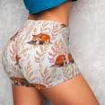 thumbnail image 2 of KLL Cute Sleepy Fox Pattern Workout Shorts for Women Scrunch Short Gym Yoga Running Sport Active Exercise Fitness Shorts, 2 of 5