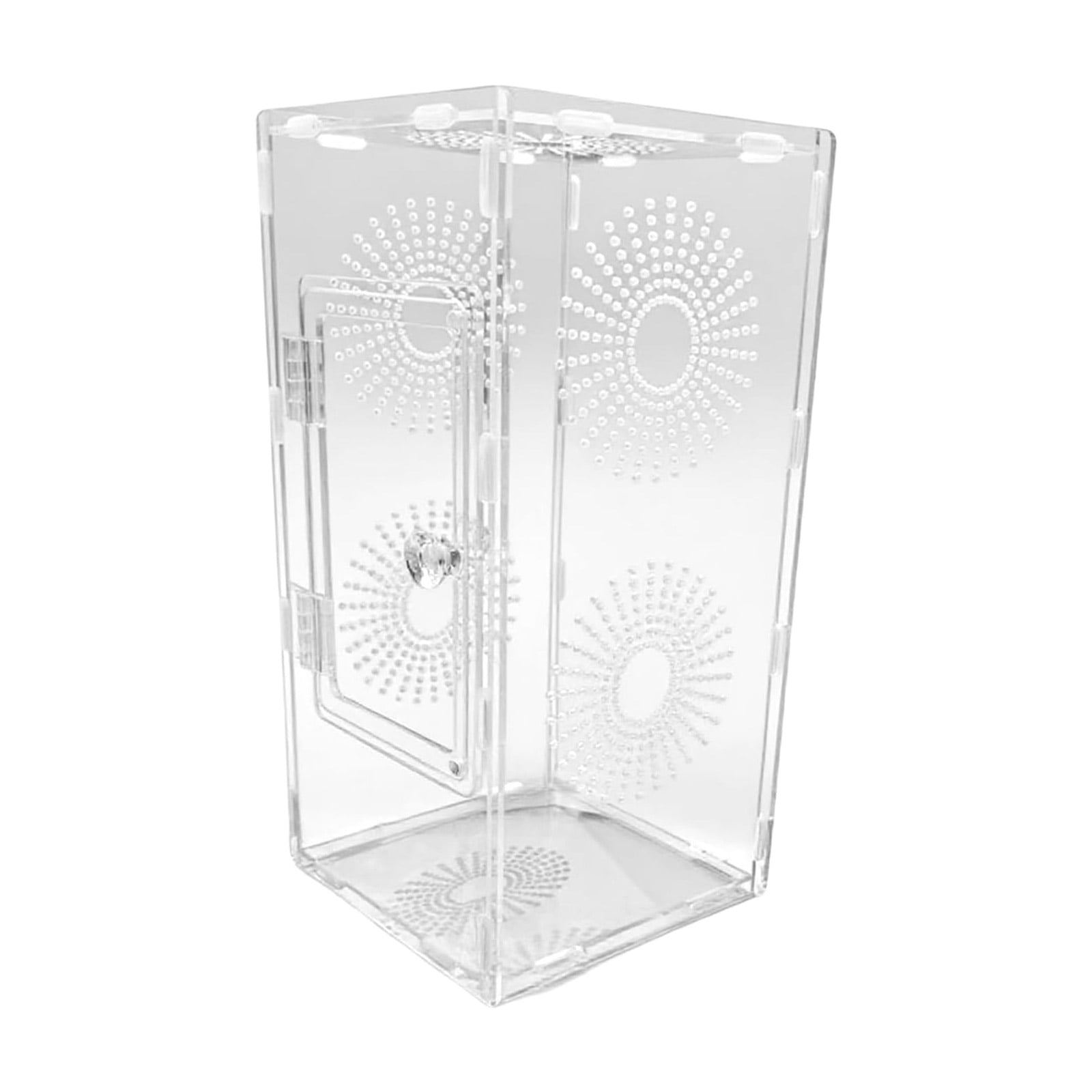Clear Reptiles Observation Tanks For Kids Educational Use Safe Feeding Ventilation Design Jumping Spiders Terrarium