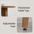 thumbnail image 2 of LEDREM Compact Two-Tier Round Accent Table, Tapered-Leg Side Table with Curved Accents, Holds 198lb, Quick Assembly, Space-Saving Small Sofa Table, 2 of 10
