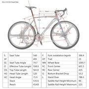 Eurobike XC550 21 Speed 700C Road Bike for Men 54cm Adult Commuter Bicycle with Shimano Gears