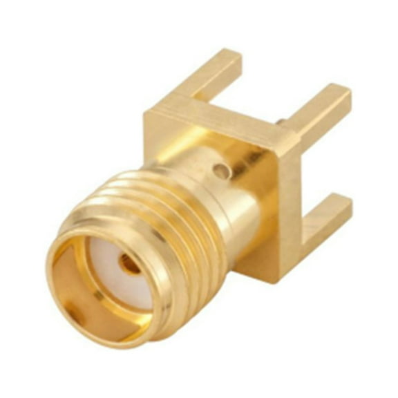 Pack of 2 32K101-400L5 SMA CONNECTOR JACK FEMALE SOCKET 50OHM PCB :ROHS