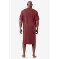 thumbnail image 4 of KingSize Men's Big & Tall Short-Sleeve Jersey Henley Nightshirt, 4 of 5