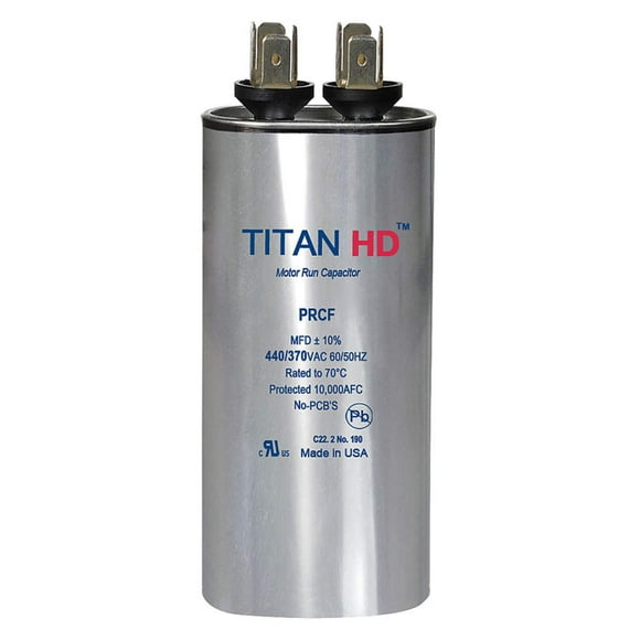 Condensateur de Course Moteur, 20 MFD, 440V, Rond