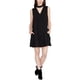 thumbnail image 1 of Rachel Roy Womens Choker Shift Vestido, Negro, X-Small, 1 of 1