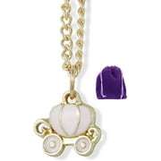 Emerald Park Jewelry Pumpkin Carriage Charm Gold Coloured Chain Necklace