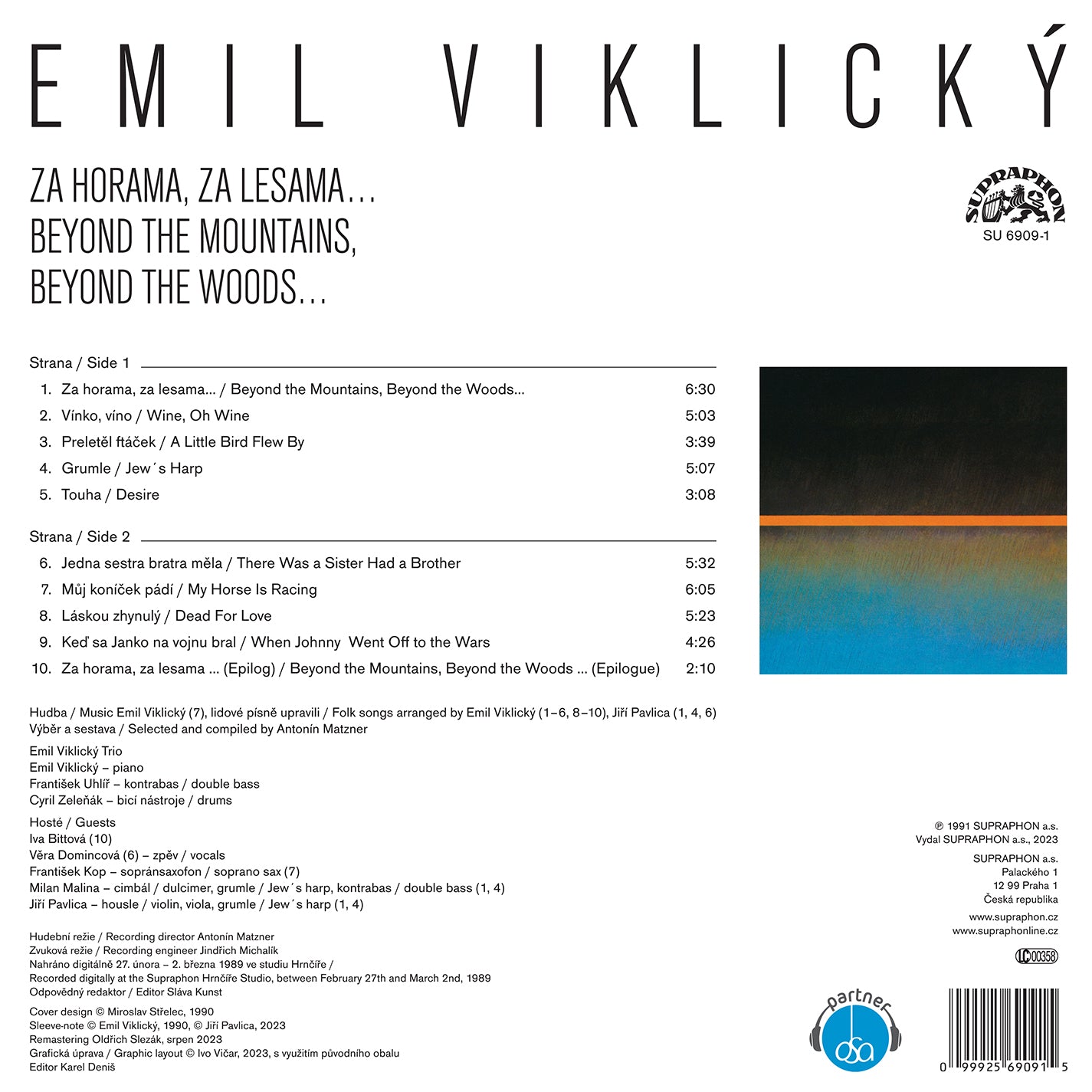 Viklicky,Emil / Pavlica,Jiri - Za Horama, Za Lesama - Music & Performance - Vinyl