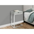 thumbnail image 4 of Monarch Specialties Accent Table, C-shaped, End, Side, Snack, Living Room, Bedroom, Grey Laminate, 4 of 5