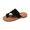 thumbnail image 2 of Chanclas de verano para mujer, zapatillas de tacón plano, sandalias, chanclas informales, zapatos de mujer Wmkox8yii  ytu5248, 2 of 8