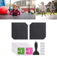 thumbnail image 3 of jinwen 10x Grands Patchs de Réparation pour Trampoline Trou 4"x 4 Pouces Accessoires Kit de Réparation Kit de Réparation, 3 of 9
