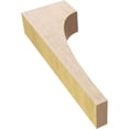 thumbnail image 6 of 2"W x 4"D x 12"H Thin Huntington Rough Cedar Woodgrain TimberThane Corbel, Primed Tan, 6 of 6