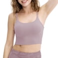thumbnail image 4 of TFixol Sujetador deportivo para mujer Spaghetti extraíble acolchado inalámbrico elástico transpirable Cami, 4 of 8