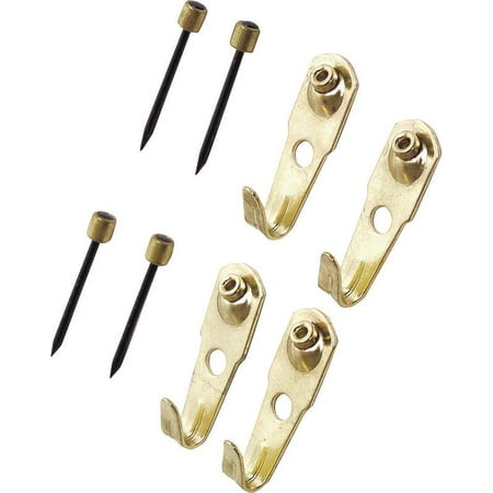 Classic Lb Brass - ProSource 5524574 Classic Picture Hanger 30 lb Brass Brass Plated