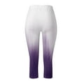 thumbnail image 5 of Moda mujer cintura elástica Yoga deporte Floral estampado pantalones Leggings pantalones recortados Fridja  alkflakhf38128, 5 of 5