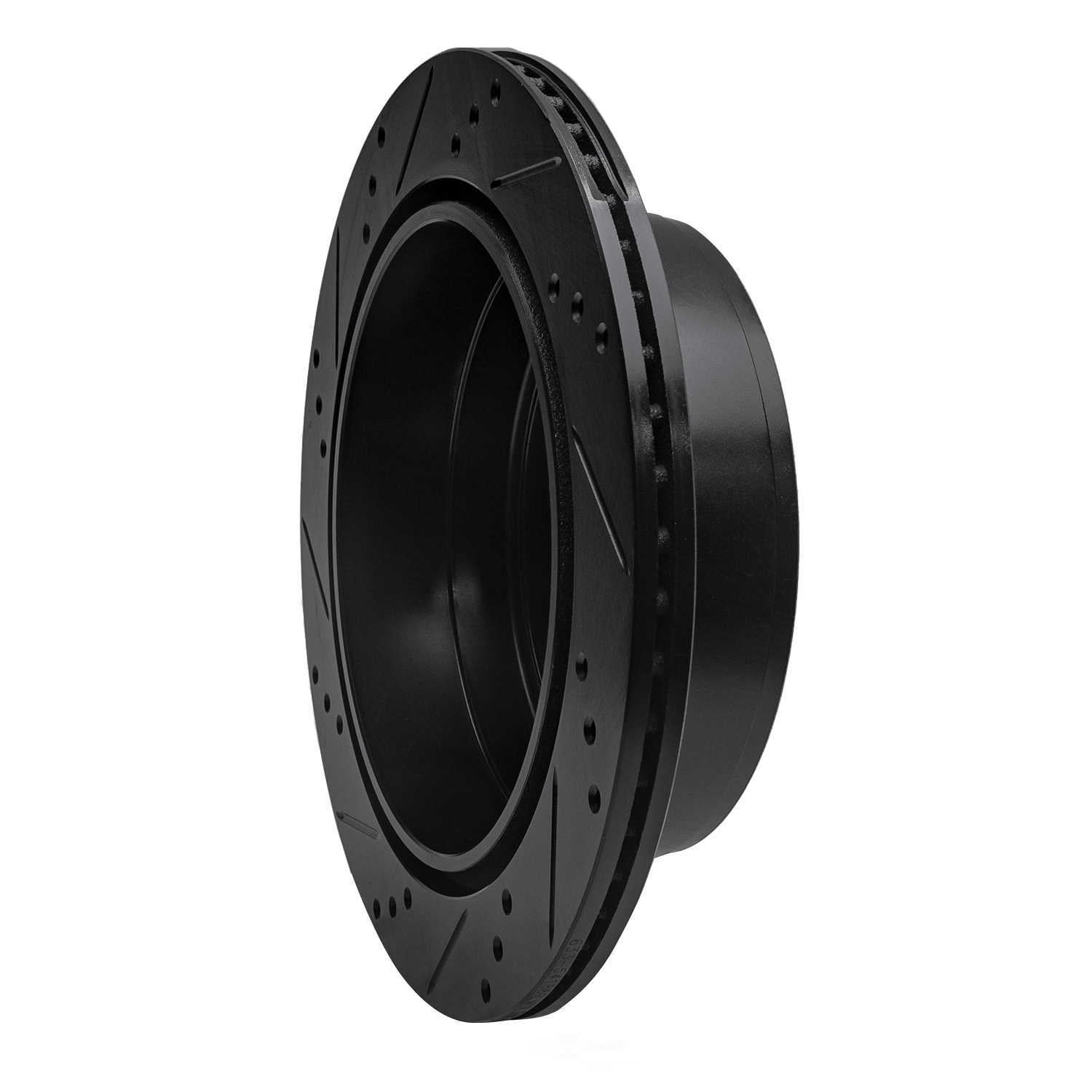 Dynamic Friction Company 633-54188R DFC Brake Rotor - Drilled And Slotted - Black