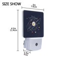 thumbnail image 4 of Yayeee LED Plug in Night Light for The Home with Auto Dusk to Dawn Light Sensors, 2 Pack, White Planet, 4 of 6