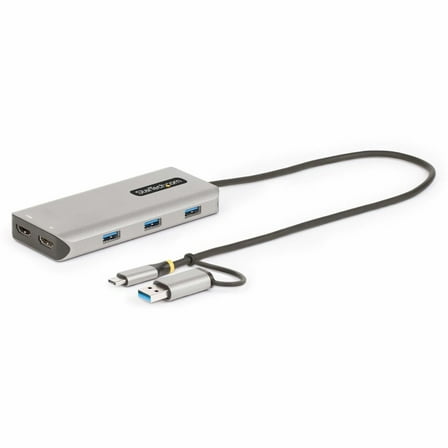 StarTech USB-C Multiport Adapter w/Attached USB-C to USB-A Dongle