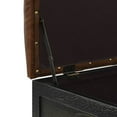 thumbnail image 4 of vidaXL Storage Bench with Castors 31.7" Solid Wood Fir, 4 of 6