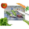 thumbnail image 2 of Caroline's Treasures Lucky Dream Sailboat Glass Cutting Board Large, 2 of 2