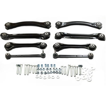 Greaseable Bolt Kit - Bapmic 8 Pcs Rear Left + Right Suspension Control Arm Kits with Bolts for Mercedes W124 W129 W170 W201 W203 W209 W210