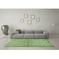 thumbnail image 3 of Ahgly Company Indoor Square Abstract Light Blue Modern Area Rugs, 5' Square, 3 of 4