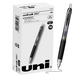 Pilot G2 retractable Black Gel Roller ballpoint pens, assorted point sizes  (3 x Ultra Fine 0.38, 3 x Extra Fine pt 05, 3 x Fine pt 07)