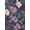 Blue, Pattern 1, variant on ODIKA 4'x6' Blue Purple Deep Floral Elegance Washable Area Rug Watercolor Giant Flowers with Fall Charm Non-Slip, Chair-Friendly, Flatwoven for Home Office, Under Desk